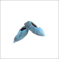 Non Woven Shoe Cover - Non Woven Fabric, Disposable Waterproof Design, Blue Color For Viral Protection And Infection Control