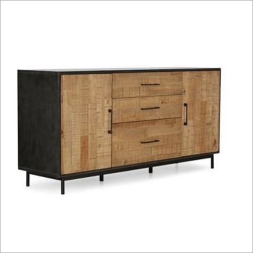 Mango Wood 3 Drawer 2 Door Sideboard
