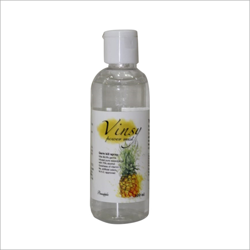 100 ML Pineapple Hand Flip Top Sanitizer - Plastic Bottle 100 ML | Moisturizing Anti-Aging Stress Relief Pineapple Scent