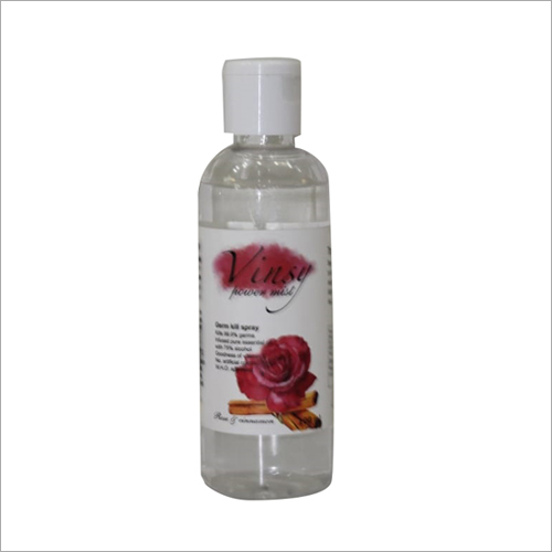 100 ML Rose Cinnamon Hand Flip Top Sanitizer - Plastic Bottle, 10x5cm, 70% Alcohol, Flip Top | Antiseptic, Antiviral, Moisturizing, Portable, Therapeutic