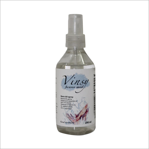 200 ML Original Hand Sanitizer Spray - Plastic Bottle, 200ml | Germ Removal, Aromatic Scent, Convenient Spray