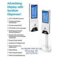 Assured Floor Stand Wall Mount 1000ml alcohol and Gel Auto Hand sanitizer Dispenser