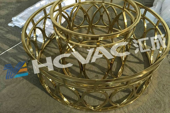 HCVAC Stainless Steel Sheet and Furniture Accessories, Pipes PVD Titanium Coating Machine