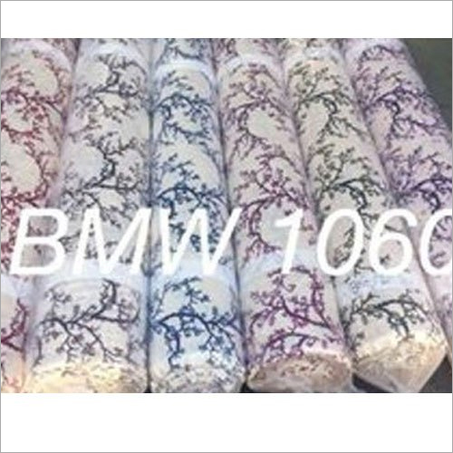 Designer Long Crush Printed Curtain Fabric