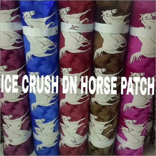 Long Crush Patch Curtain Fabric