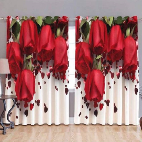 3D Digital Printed Window - Door Curtain