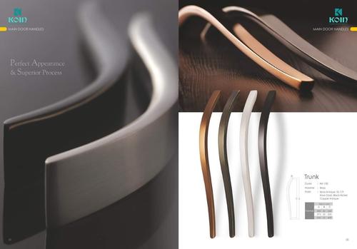 Door Pull Handle - Virgin Brass Material, 12/15/18 inches | Available in Brass Antic, S.S + C.P, Rose Gold, Black Nickel, Copper Antic