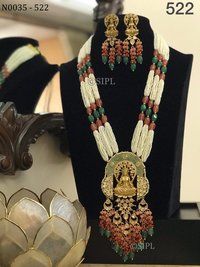 Beautiful Uncut Stone Temple Jewellery