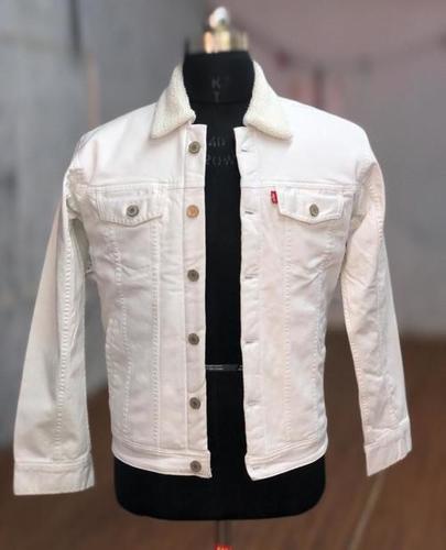 White Trucker Jacket