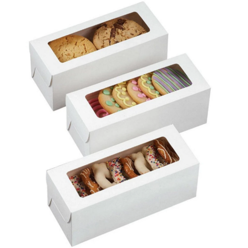 Printed Cookies Box with Front Window Packaging Box