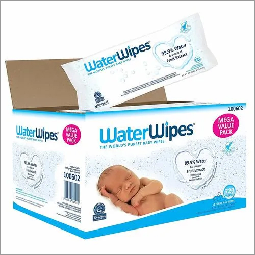 Baby Wipes Printed Carton Packaging Box