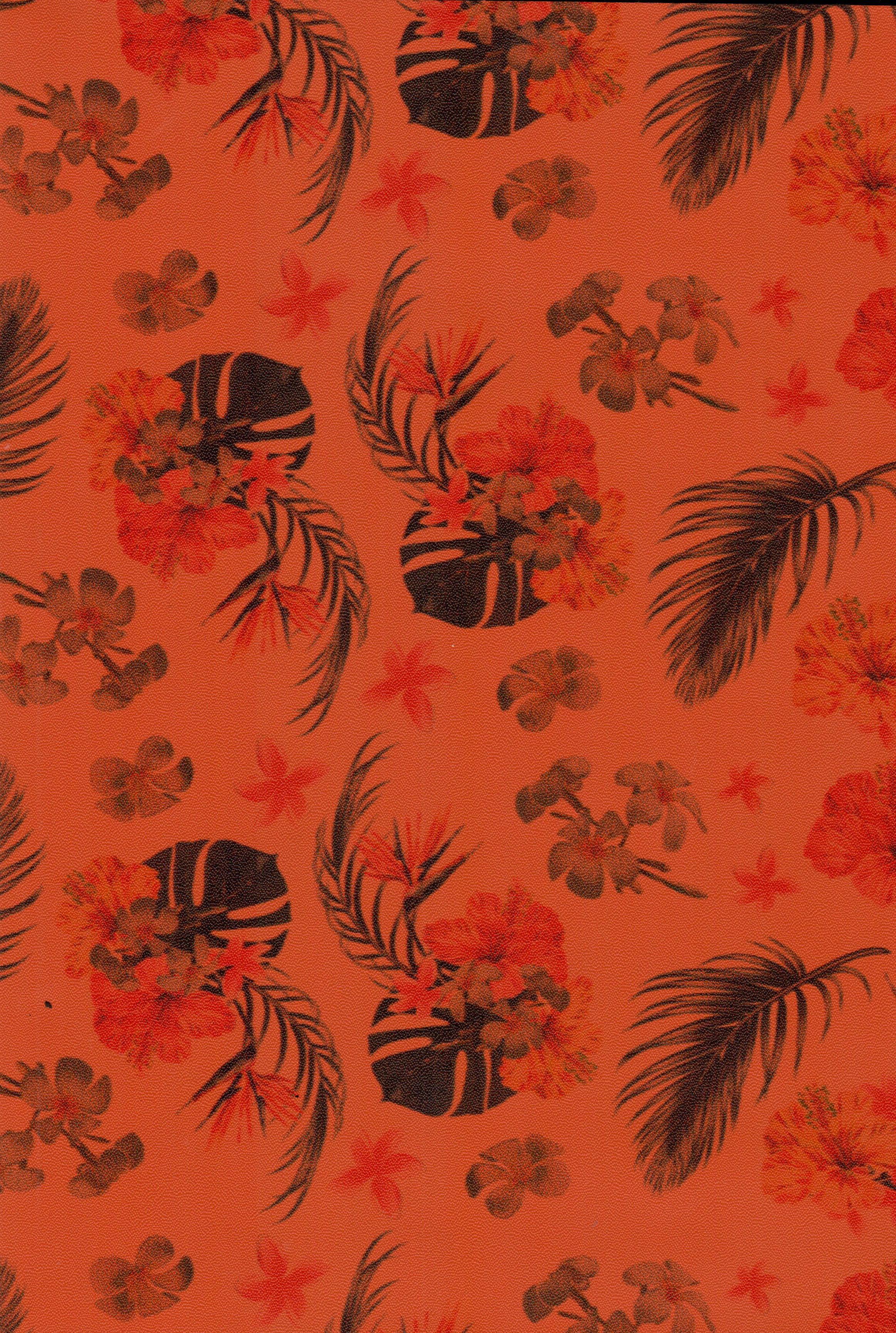 Multi Colour Floral Artificial Leather