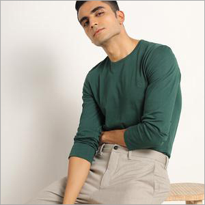 Gratify Green Organic Full Sleeve T-Shirt