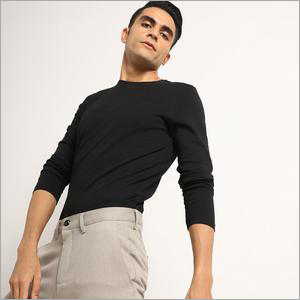 Fiery Black Organic Full Sleeve T-Shirt