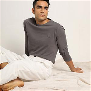 Genial Grey Organic Full Sleeve T-Shirt