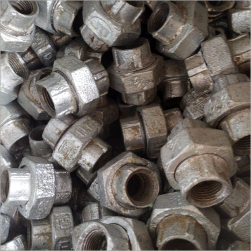 GI Unions - Galvanized Iron, 1/2" to 2" Size Range, 150 PSI Pressure Rating | Chemical Resistant, Durable Pipe Fitting for Pipeline Connection