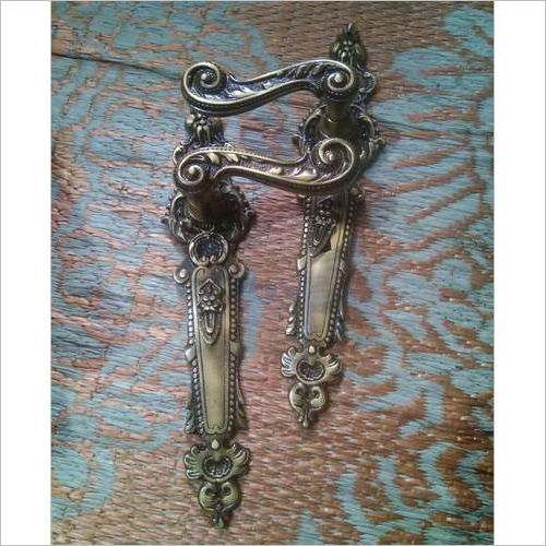 12 inch Antique Brass Mortice Handles