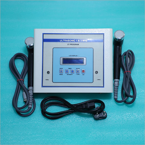 1 And 3 MHz Ultrasonic Therapy Machine