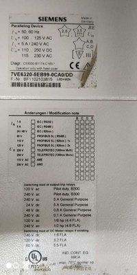 Siemens  Paralleling  device  c53000-B1174-c163.