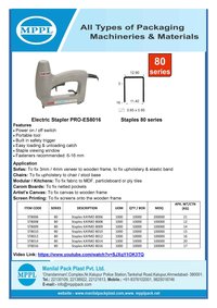 Electric Stapler PRO-ES8016