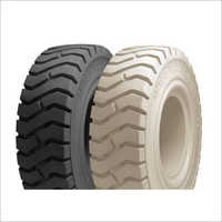Forklift Truck Tyre - Solid Rubber, 15 Inches Rim Diameter, 6 Inches Width, Load Index 100, Speed Rating K, Lug Tread Pattern