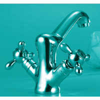 Twister Central Hole Basin Mixer