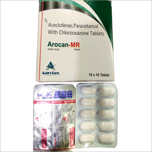 Aceclofenac Paracetamol With Chlorzoxazone Tablets