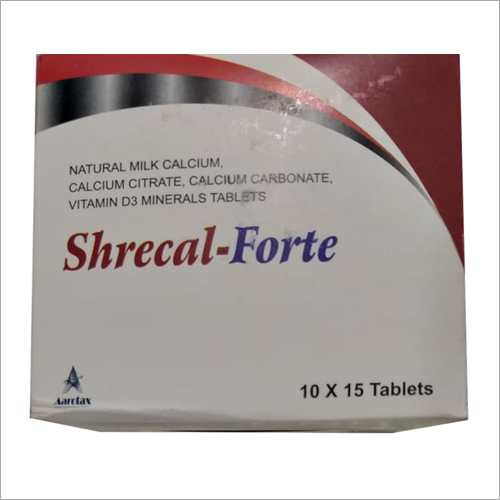 Natural Milk Calcium Calcium Citrate Calcium Carbonate Vitamin D3 Minerals Tablets