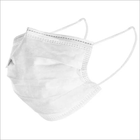 Disposable Flat Fold Type Face Mask With Elastic Ear Loop