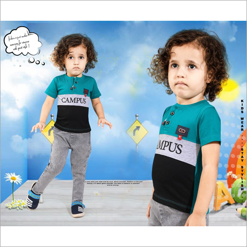 Kids Round Neck Casual T-Shirt Kids Round Neck Casual T-Shirt