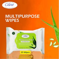 Claret Multipurpose Aleovera Wet Wipes (Skin & Object Cleaning) 25 Pcs