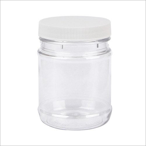 Transparent PET Jar - Cylindrical 50-500ml Capacity, Clear Color | Durable Plastic Lid for Food & Non-Food Storage, Home Use