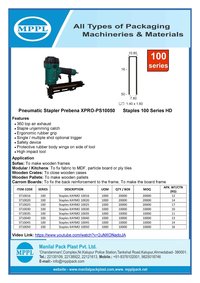 Pneumatic Stapler Prebena XPRO-PS10050