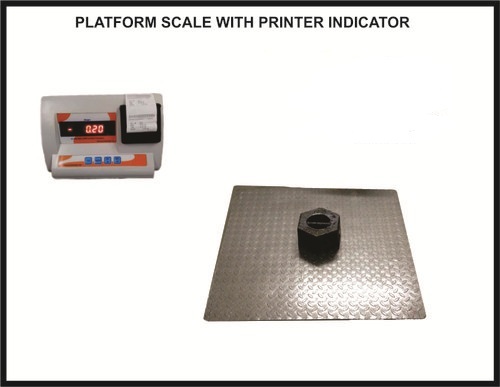 4 Loadcell Heavy Duty Platform Scales 750x750  500kg With Printer Indicator