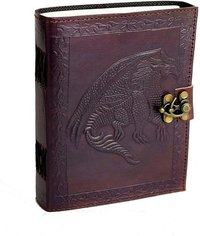 Leather Dragon Diary Perfect Binding