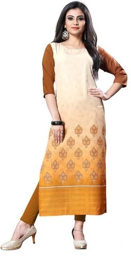 Trifoi American Crepe Kurtis