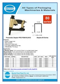 Pneumatic Stapler PRO-PS8016LNV2
