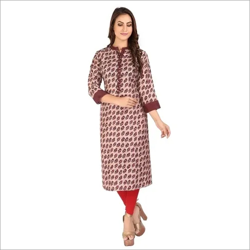 Rayon Printed Kurti