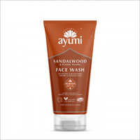 Sandalwood Face Wash - 100 Ml Plastic Tube, Brown Scented Sandalwood Enriched Formula For Radiant Skin