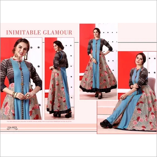 Long Georgette Kurti