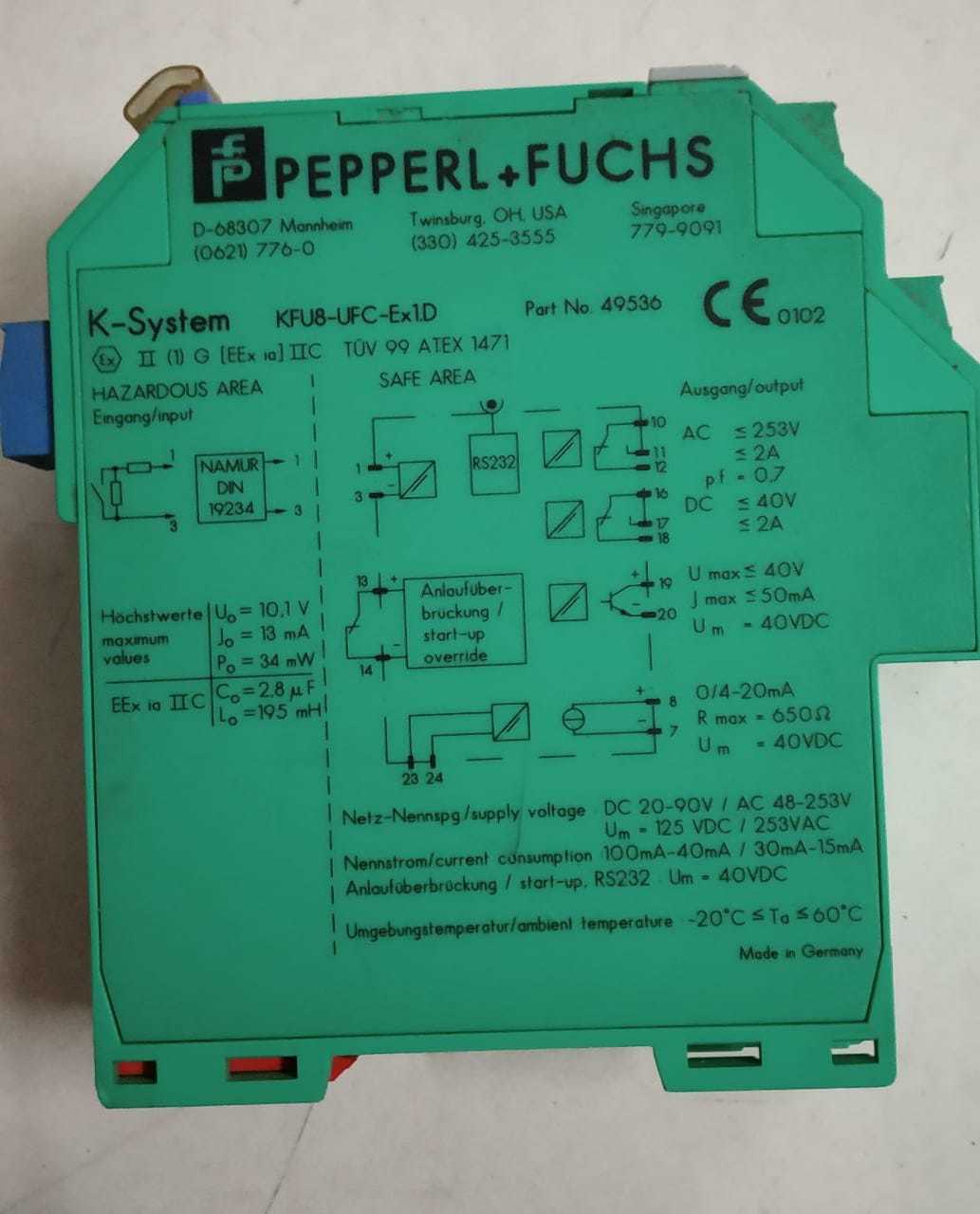 PEPPERL FUCHS ETC-49536