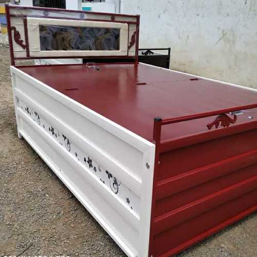 Folding Metal Box Bed By LIFE TIME FURNITURE