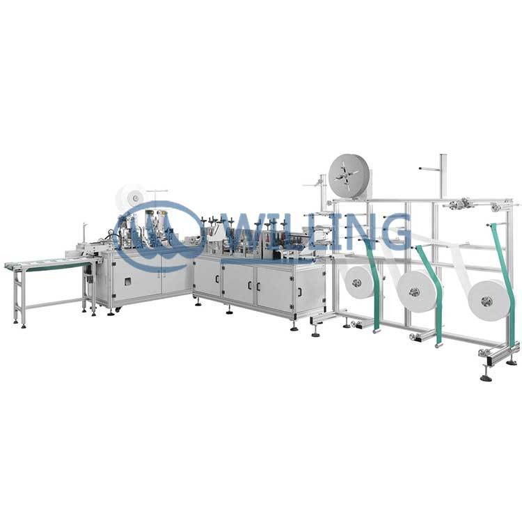 Full Automatic 3 Ply Face Mask Making Machine