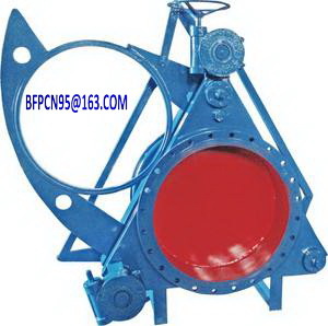 Worm Gear Operated Sector Blind Plate Valve