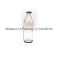 1000 ml Round Milk Glass Bottle
