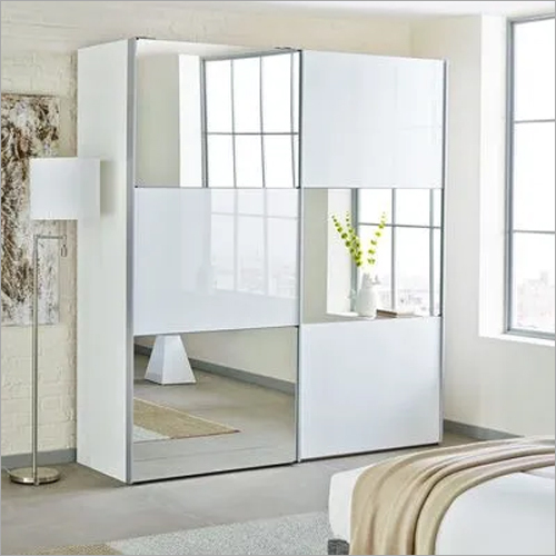 Bedroom Wardrobe - White, 72" x 24" x 80" | Adjustable Shelves, Sliding Mirror Doors, Ample Storage, Easy Assembly, Durable Material, Sleek Design