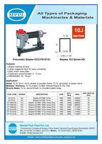 Pneumatic Stapler ECO-PS1013J