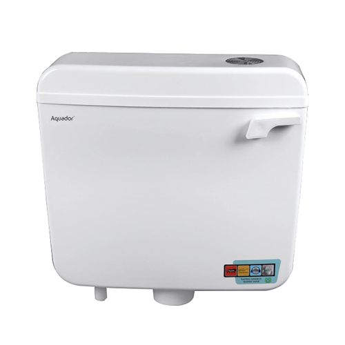 Smart Side Push Flushing Cistern - Color: White