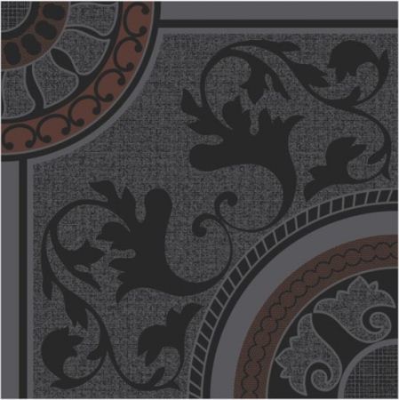 Black Ceramic Glossy Floor Tiles