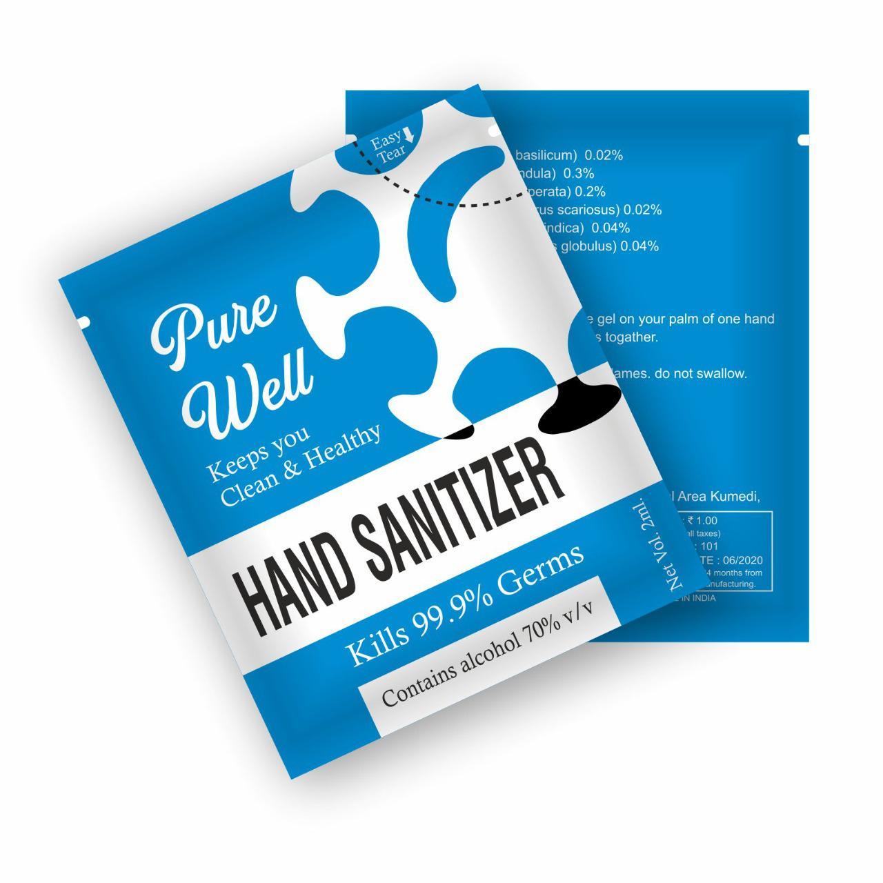 hand sanitizer sachet